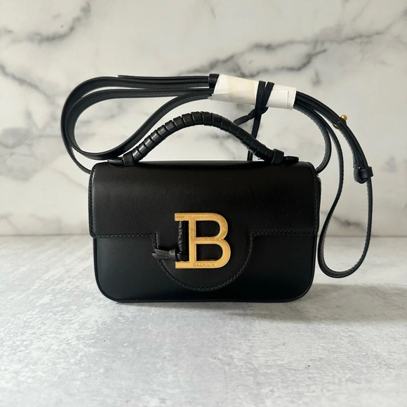 BALMAIN Black B-Buzz Mini Leather Bag *NEW* - Picture 1 of 7